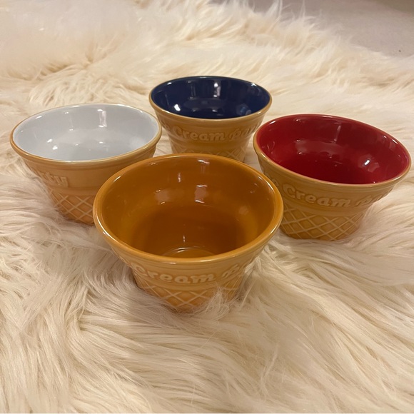 Williams Sonoma Dining Williams Sonoma Ice Cream Party Bowls Set Of
